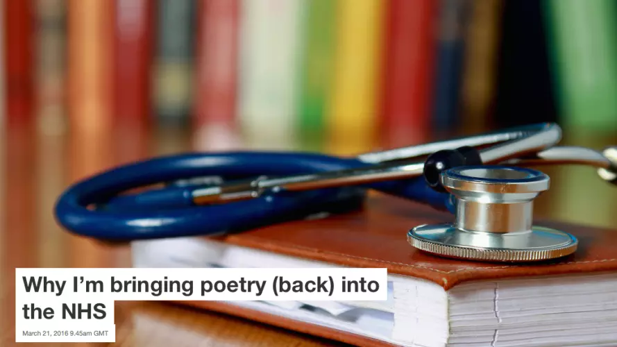 poetry back into the nhs